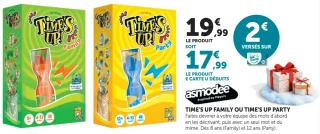 Jeu de société Time's Up Family ou Time's Up Party Asmodee