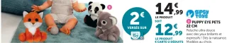 Peluche Puppy Eye Pets 22 cm Gipsy Toys