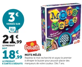 Jeu Mots Mêlés Goliath
