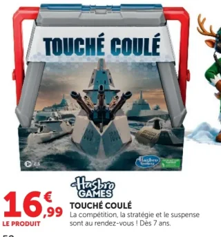 Jeu de société Touché Coulé Hasbro Games