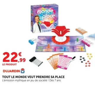 Jeu de société Tout le monde veut prendre sa place Dujardin