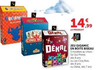 Jeu Gigamic en boîte biseau