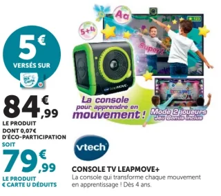 Console TV Leapmove+ Vtech