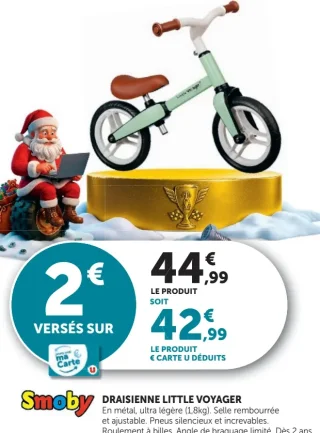 Draisienne Little Voyager Smoby