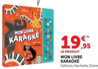 Mon livre karaoké Éditions Hachette Disney