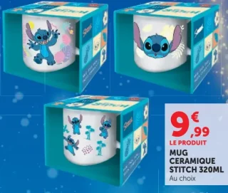 Mug céramique Stitch 320ml Disney