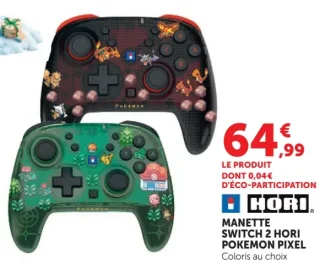 Manette Switch 2 HORI Pokemon Pixel