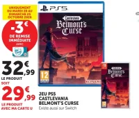 Jeu PS5 Castlevania Belmont's Curse