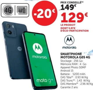 Smartphone Motorola G05 4G