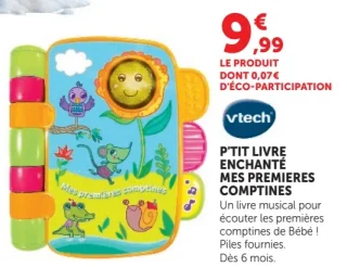 P'TIT LIVRE ENCHANTÉ MES PREMIERES COMPTINES Vtech