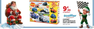 Coffret de 10 véhicules Fast Car Abrick Écoiffier
