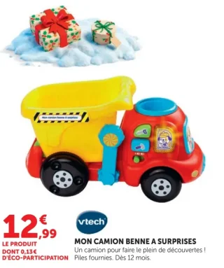 Mon camion benne à surprises Vtech