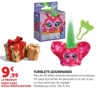 Mini peluche Furblets Gourmands Furby