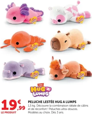 Peluche lestée Hug a Lumps Zuru