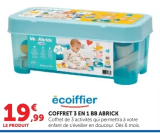 Coffret 3 en 1 BB Abrick Écoiffier