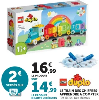 Le train des chiffres-apprendre à compter Lego Duplo