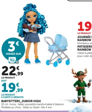Poupée Babysitters Junior High Rainbow High
