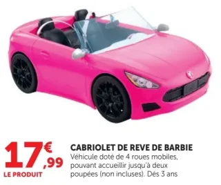 Cabriolet de Rêve de Barbie