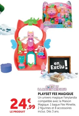 Playset Fée Magique Gabby et la Maison Magique