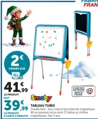 Tableau tubes Smoby