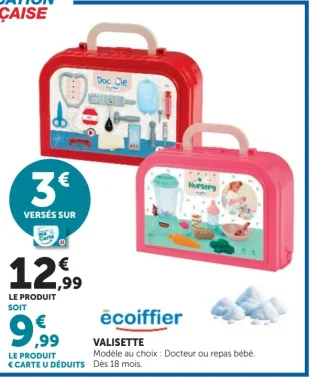 Valisette Docteur ou Repas Bébé Écoiffier