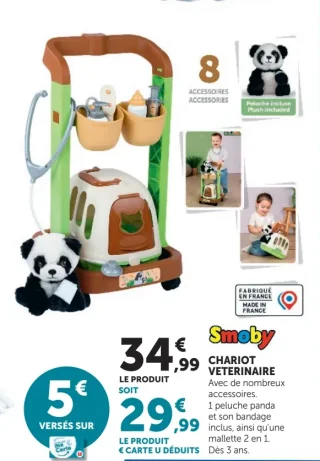 Chariot vétérinaire Smoby