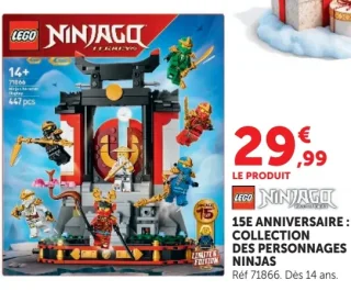 LEGO Ninjago 15e Anniversaire : Collection des personnages Ninjas