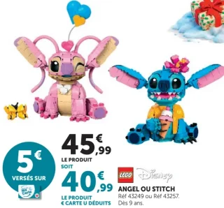 Lego Disney Angel ou Stitch