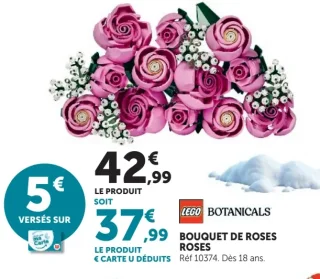 Lego Botanicals Bouquet de roses roses