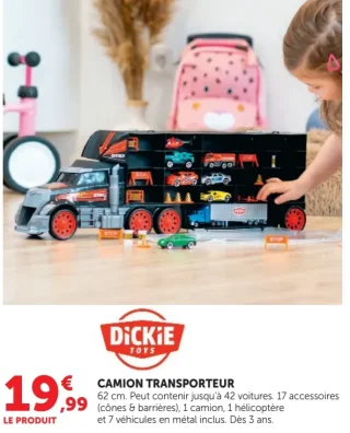 CAMION TRANSPORTEUR Dickie Toys