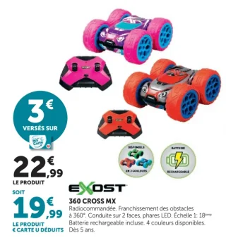Voiture radiocommandée 360 Cross MX Exost