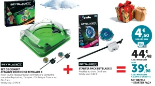 SET BATTLE + STARTER PACK BEYBLADE X