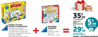 Xoomy l'atelier du petit illustrateur + Recharge Pokemon Ravensburger