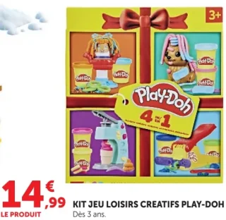 Kit jeu loisirs créatifs Play-Doh