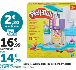 Mes glaces arc en ciel Play-Doh
