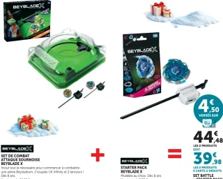 Set de combat Attaque Sournoise Beyblade X + Starter Pack Beyblade X