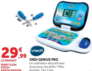 Ordinateur éducatif Ordi Genius Pro Vtech