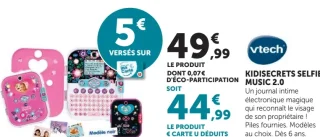 Kidiscrets Selfie Music 2.0 Vtech