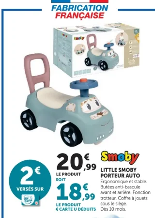 Little Smoby Porteur Auto