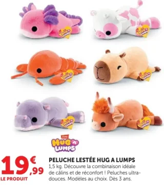 Peluche lestée Hug a Lumps Zuru