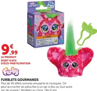 Mini peluche interactive Furblets Gourmands Furby