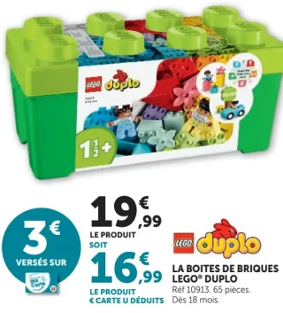 La boîte de briques LEGO Duplo 10913