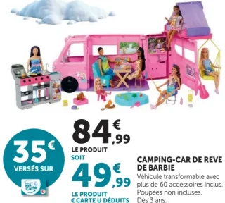 Camping-car de rêve de Barbie