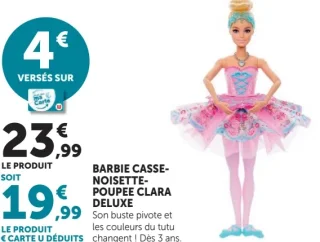 BARBIE CASSE-NOISETTE-POUPEE CLARA DELUXE