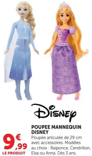 Poupée Mannequin Disney