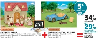 Cottage + Voiture Sylvanian Families