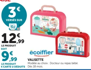 Valisette Docteur ou Repas Bébé Écoiffier