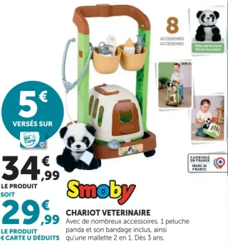 Chariot vétérinaire Smoby