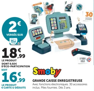 Grande caisse enregistreuse Smoby