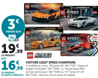 Voiture Lego Speed Champions